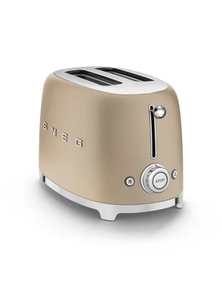 Smeg - Tostapane 2 Fette - Champagne Opaco