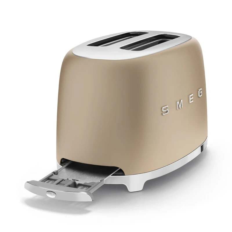 Smeg - Tostapane 2 Fette - Champagne Opaco