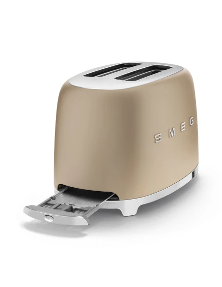 Smeg - 2 Slice Toaster - Matt Champagne
