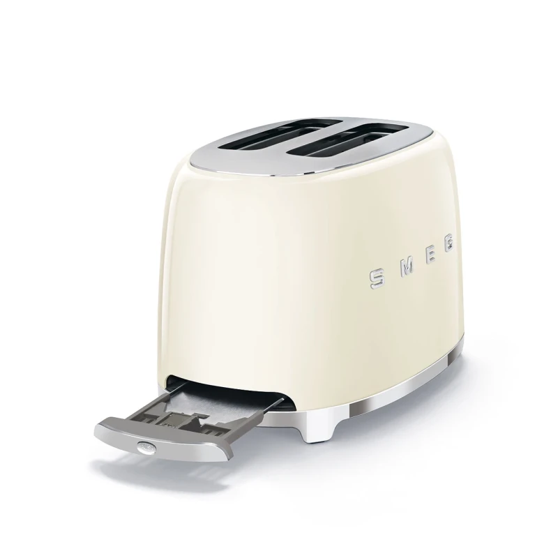 Smeg - 2 Slice Toaster - Glossy Cream