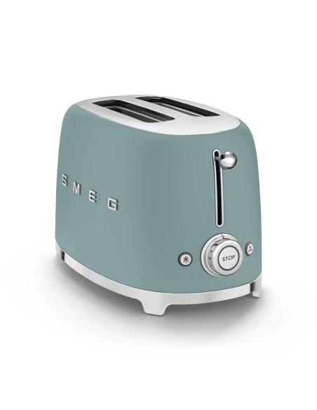 Smeg - 2 Slice Toaster - Matt Emerald Green