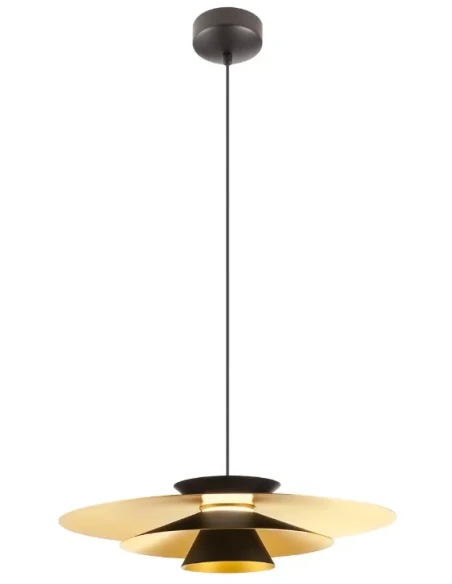 Redo Group - Fargo Pendant Lamp - Matt Black / Gold