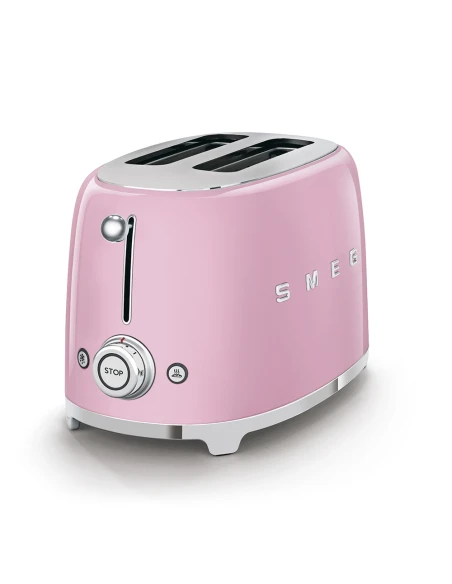 Smeg - Tostapane 2 Fette - Rosa Lucido