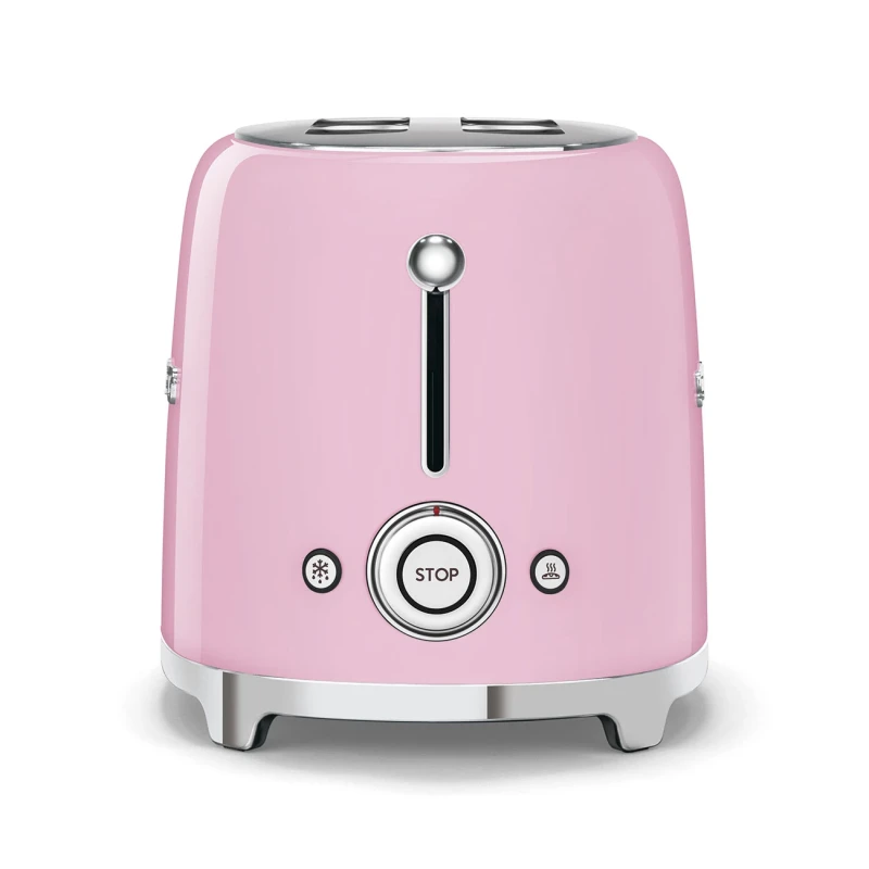 Smeg - Tostapane 2 Fette - Rosa Lucido