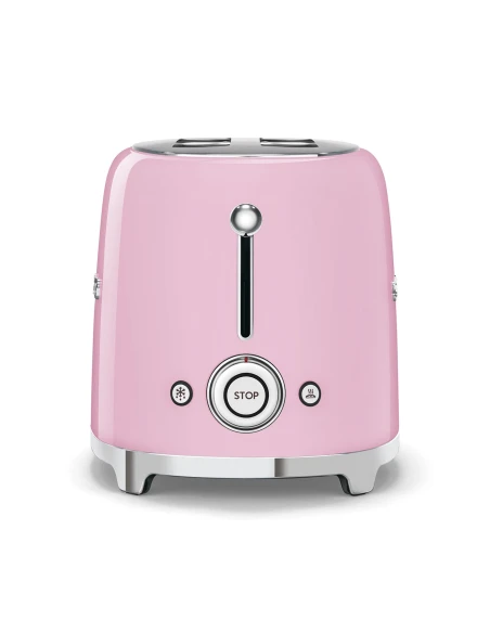 Smeg - Tostapane 2 Fette - Rosa Lucido