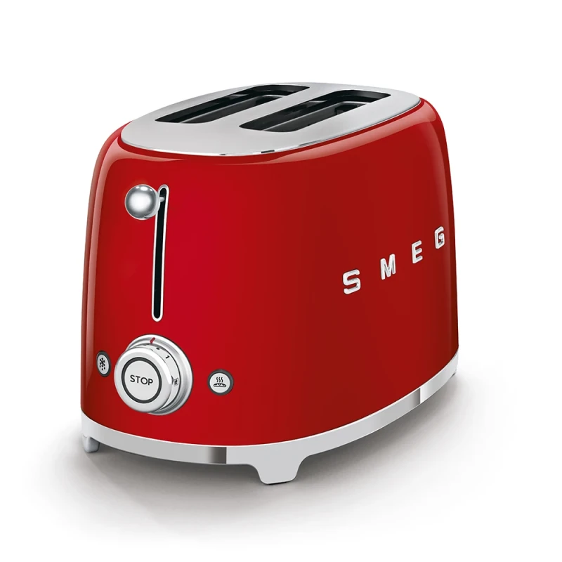 Smeg - Tostapane 2 Fette - Rosso Lucido