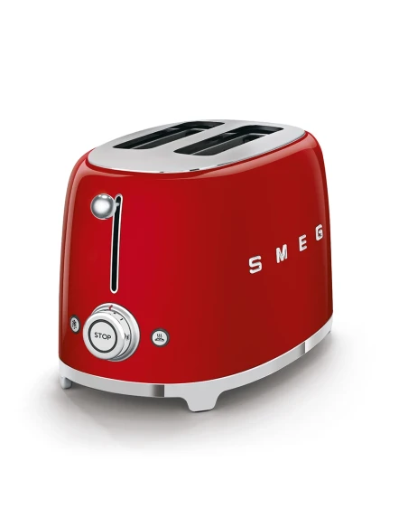 Smeg - Tostapane 2 Fette - Rosso Lucido