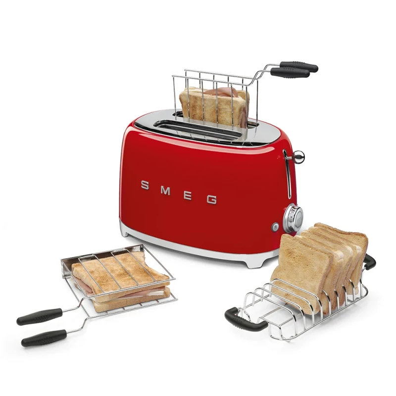 Smeg - 2-Slice Toaster - Glossy Red