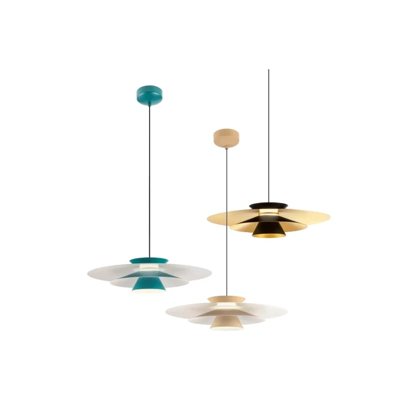 Redo Group - Fargo Pendant Lamp - Matt Black / Gold