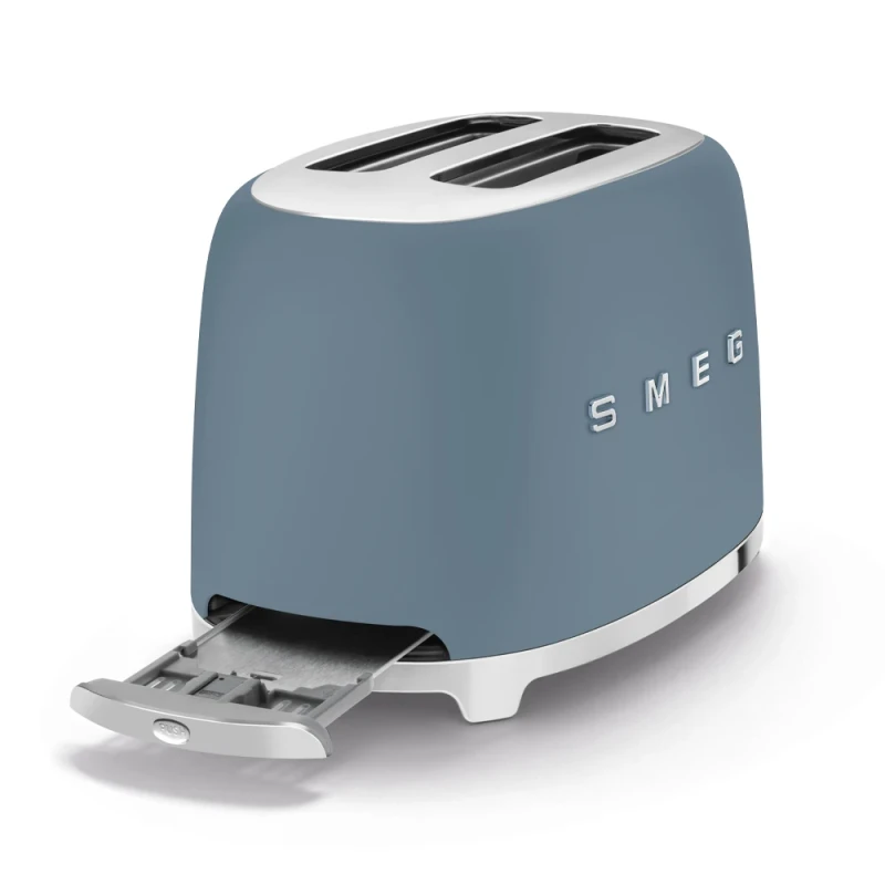 Smeg - 2-Slice Toaster - Storm Blue Matt