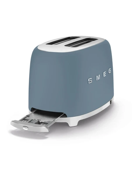 Smeg - 2-Slice Toaster - Storm Blue Matt