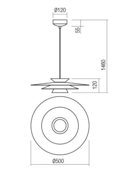 Redo Group - Fargo Lampada a Sospensione - Verde Opaco / Bianco Opaco