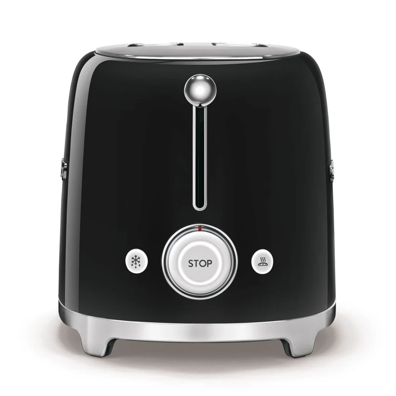 Smeg - 2 x 4 Slice Toaster - Glossy Black