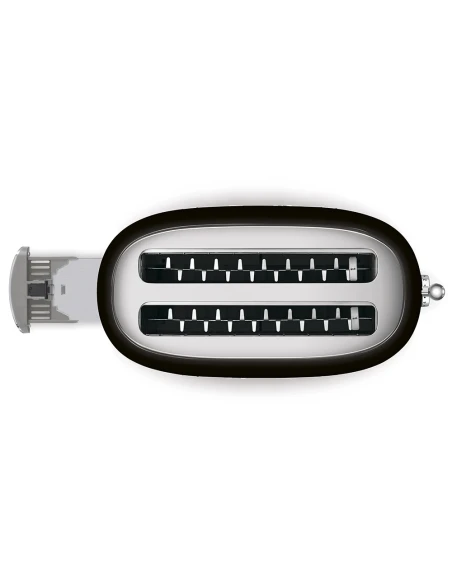 Smeg - 2 x 4 Slice Toaster - Glossy Black