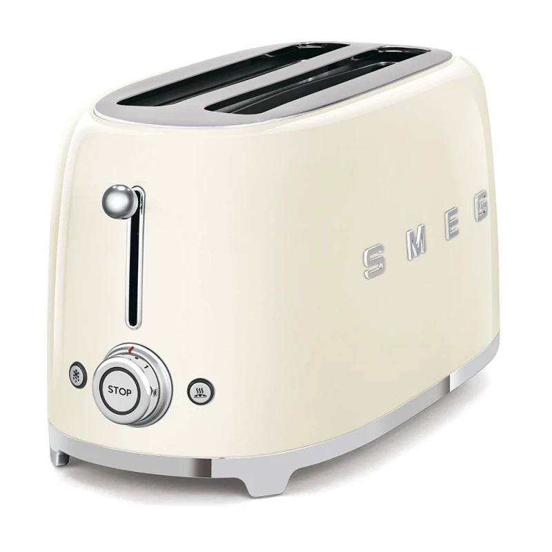 Smeg - 2 x 4 Slice Toaster - Glossy Cream