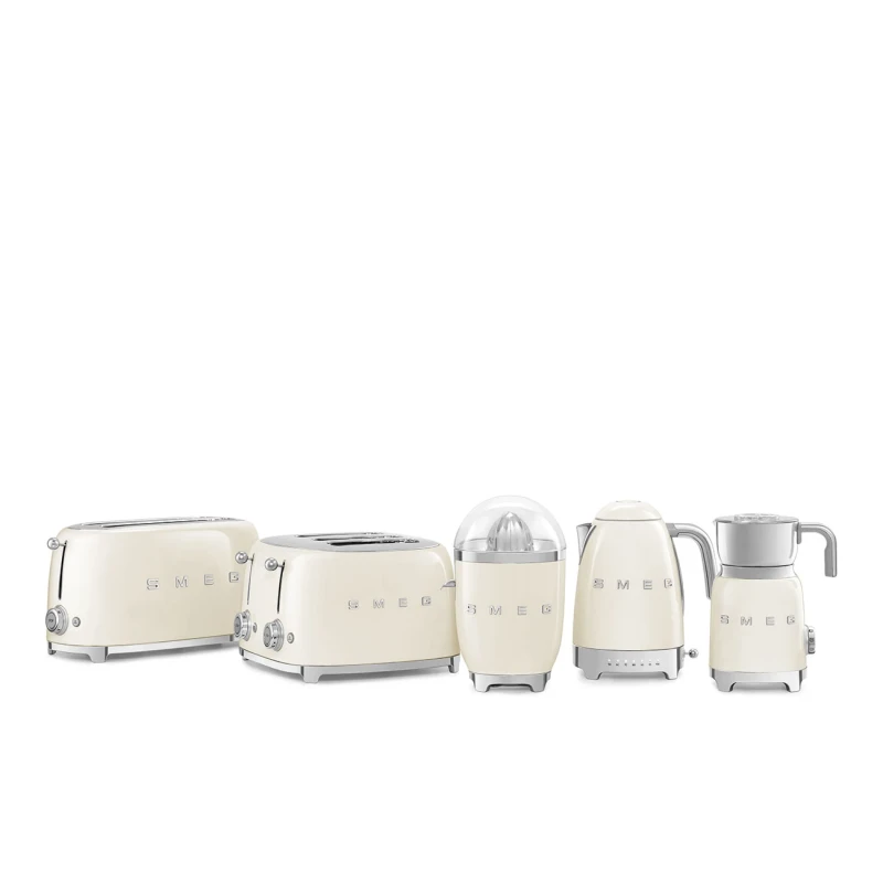 Smeg - 2 x 4 Slice Toaster - Glossy Cream