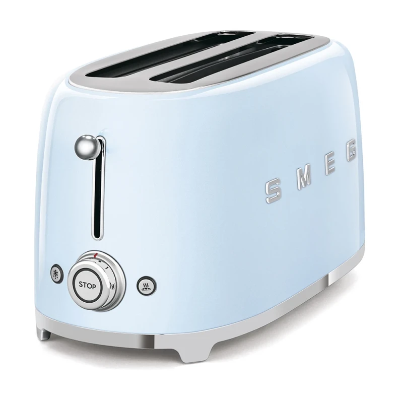 Smeg - 2 x 4 Slice Toaster - Glossy Light Blue
