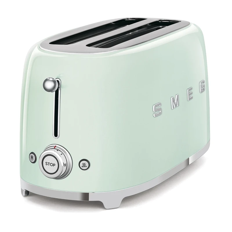 Smeg - 2 x 4 Slice Toaster - Gloss Pastel Green