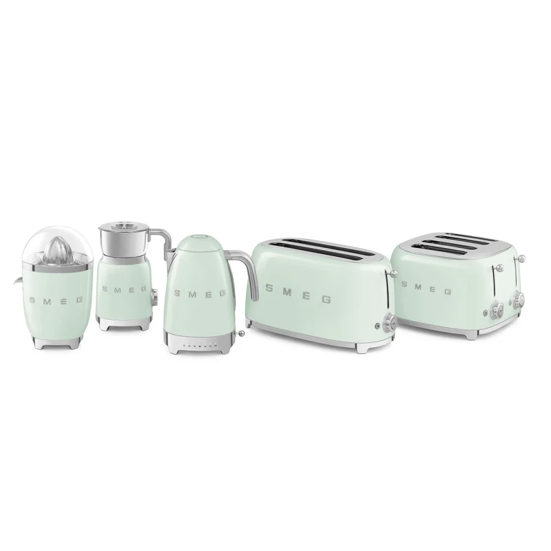 Smeg - 2 x 4 Slice Toaster - Gloss Pastel Green