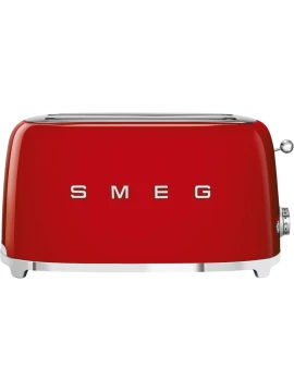 Smeg - 2 x 4 Slice Toaster - Glossy Red