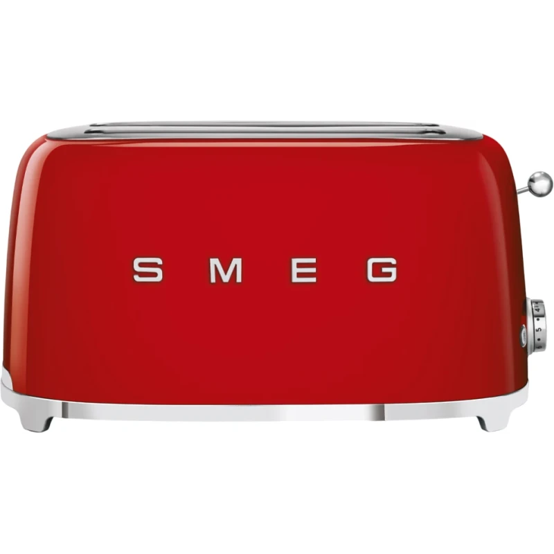 Smeg - 2 x 4 Slice Toaster - Glossy Red