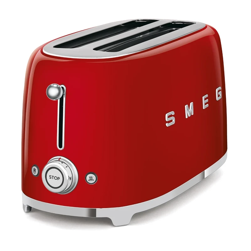 Smeg - Tostapane 2 x 4 - Rosso Lucido