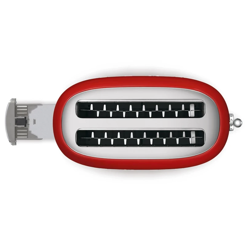 Smeg - Tostapane 2 x 4 - Rosso Lucido