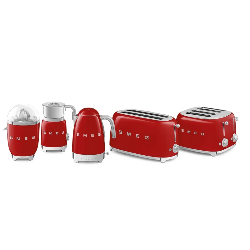 Smeg - Tostapane 2 x 4 - Rosso Lucido