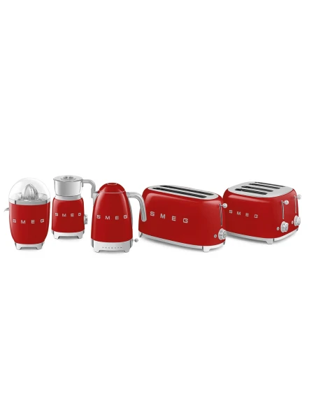 Smeg - Tostapane 2 x 4 - Rosso Lucido