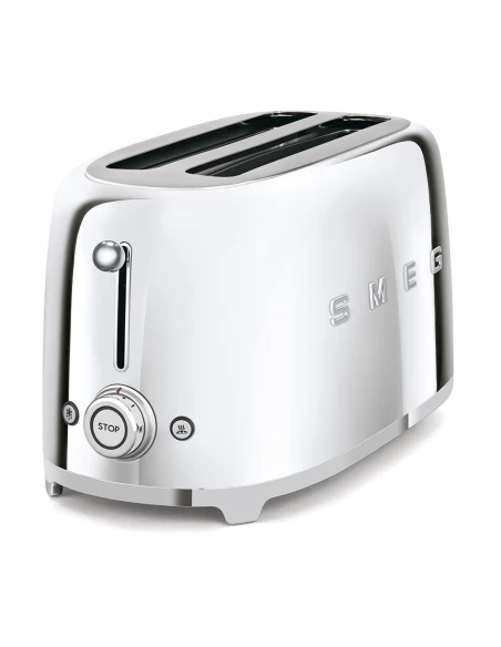 Smeg - 2 x 4 Slice Toaster - Polished Steel