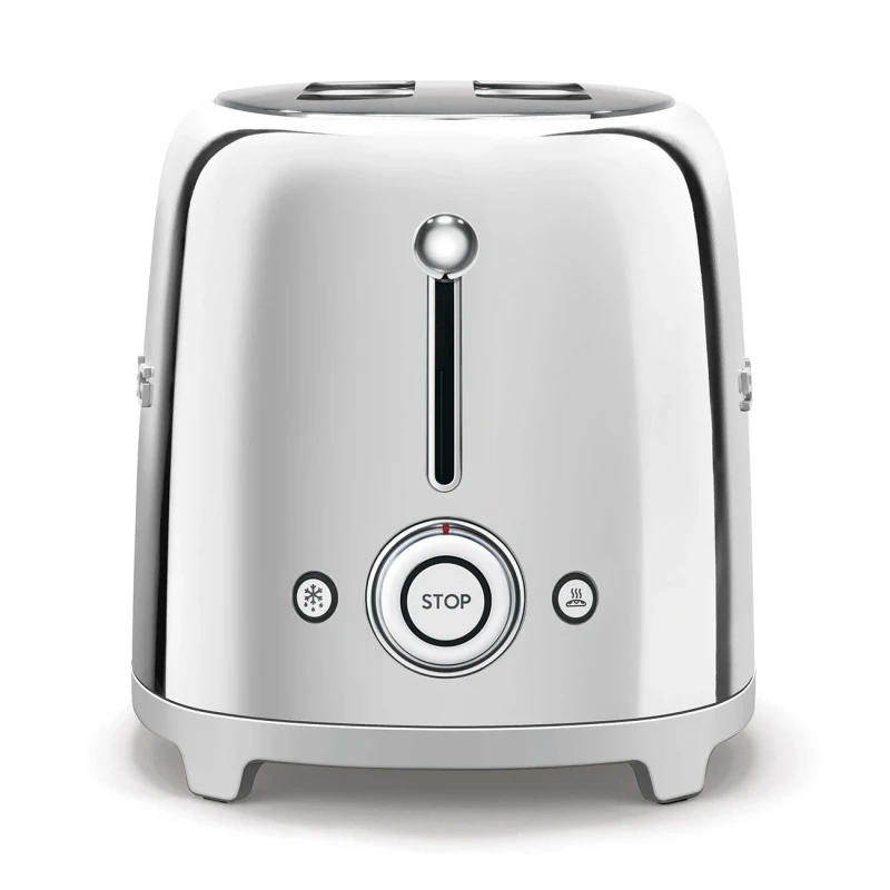 Smeg - 2 x 4 Slice Toaster - Polished Steel