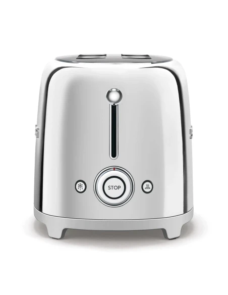 Smeg - 2 x 4 Slice Toaster - Polished Steel