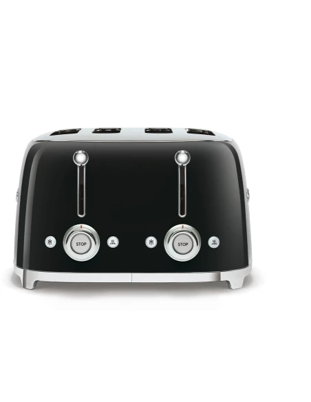 Smeg - 4-Slice Toaster - Glossy Black