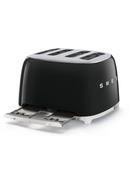 Smeg - 4-Slice Toaster - Glossy Black