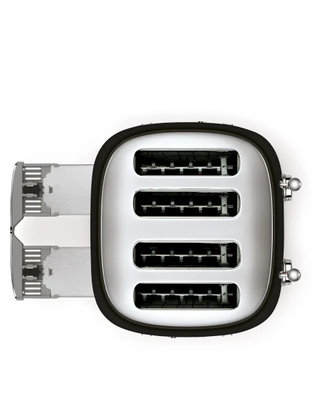 Smeg - 4-Slice Toaster - Glossy Black