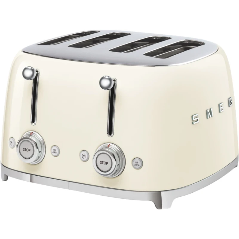 Smeg - 4-Slice Toaster - Glossy Cream