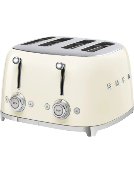 Smeg - 4-Slice Toaster - Glossy Cream