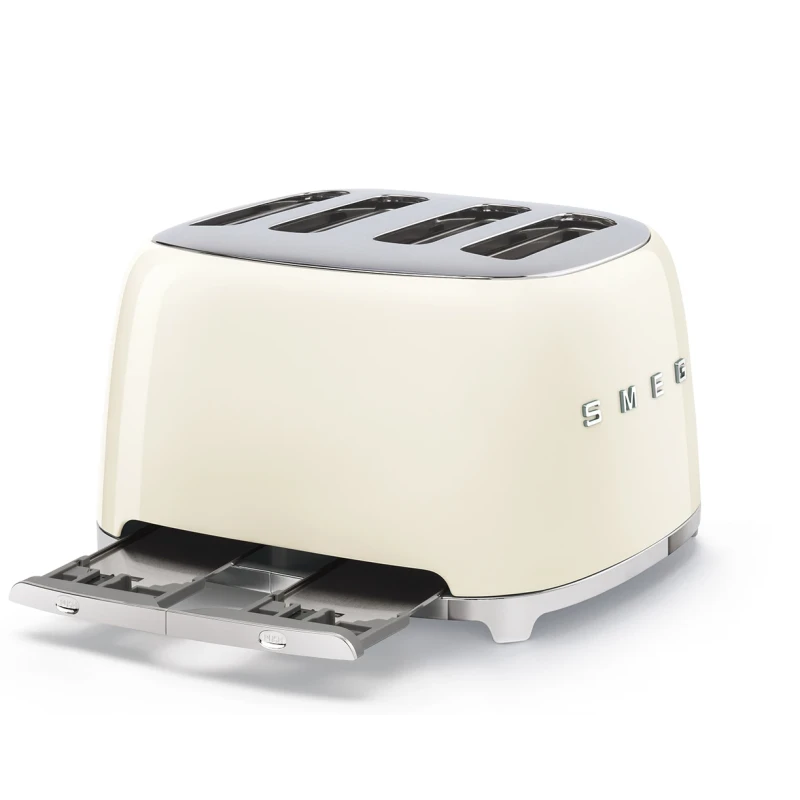 Smeg - 4-Slice Toaster - Glossy Cream