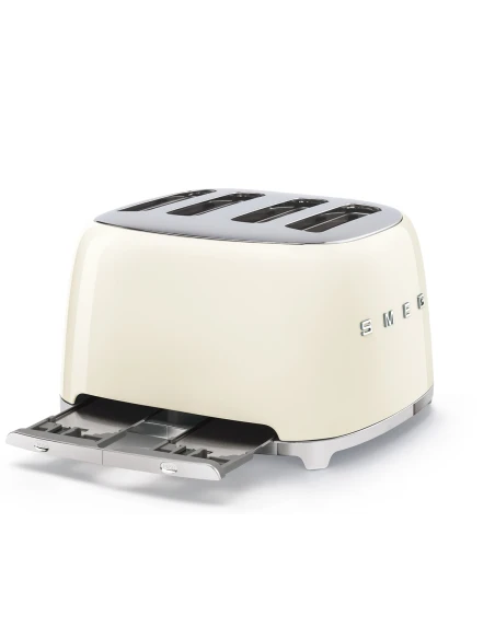 Smeg - 4-Slice Toaster - Glossy Cream
