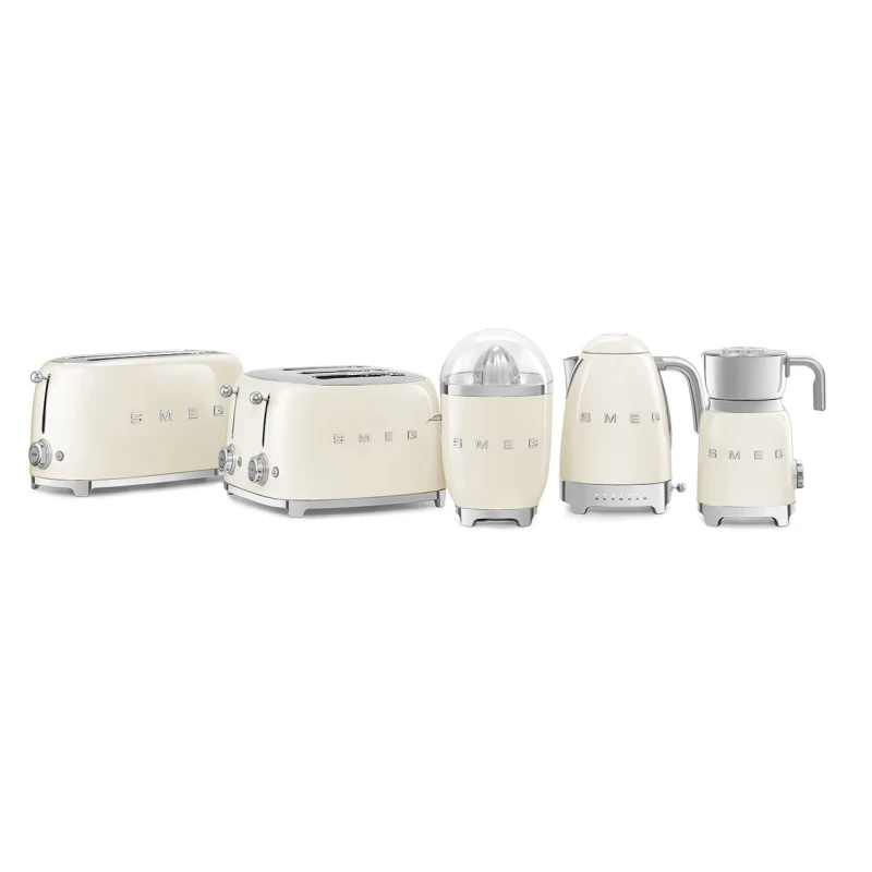 Smeg - 4-Slice Toaster - Glossy Cream