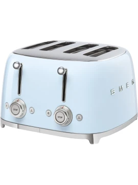 Smeg - 4-Slice Toaster - Glossy Light Blue