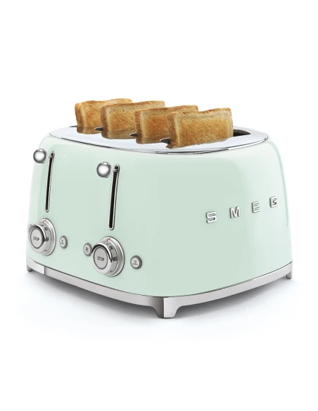 Smeg - 4-Slice Toaster - Glossy Pastel Green