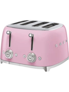 Smeg - Tostapane 4 Fette - Rosa Lucido