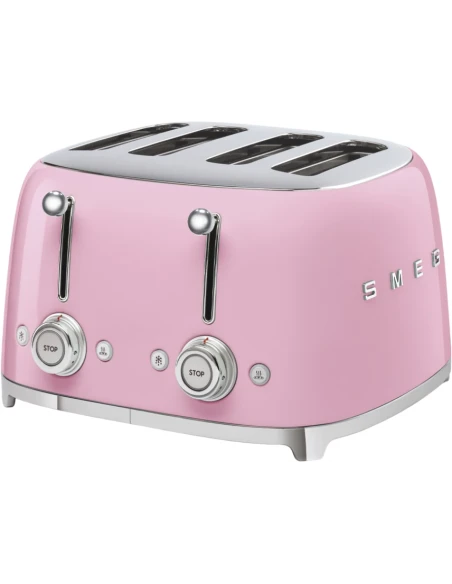 Smeg - 4-Slice Toaster - Glossy Pink