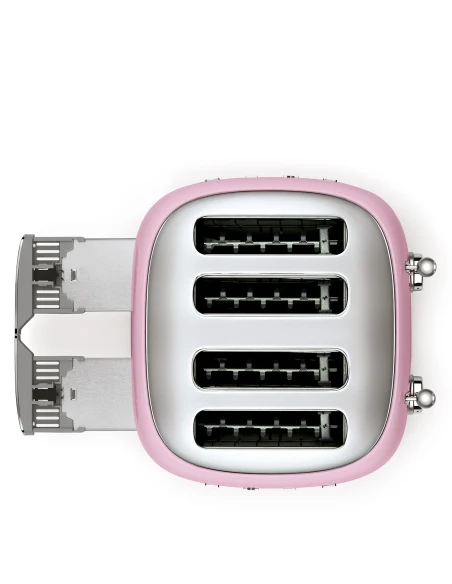 Smeg - Tostapane 4 Fette - Rosa Lucido