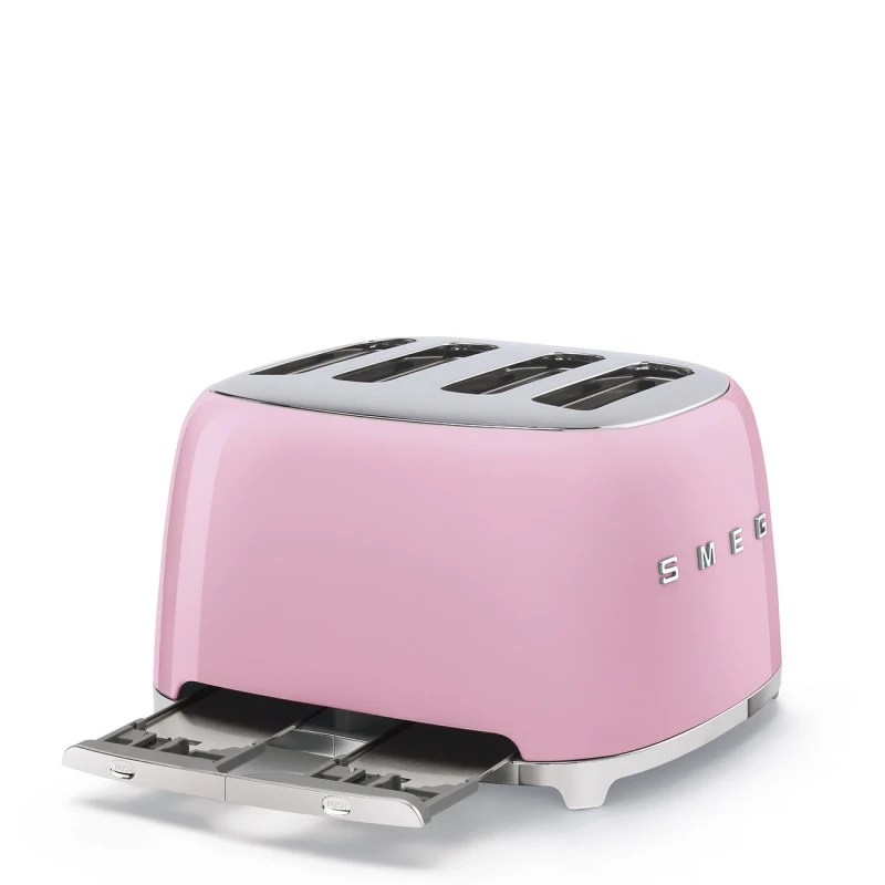 Smeg - 4-Slice Toaster - Glossy Pink