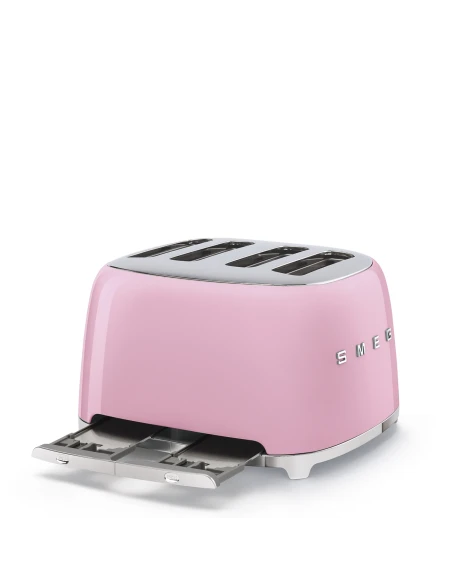 Smeg - Tostapane 4 Fette - Rosa Lucido