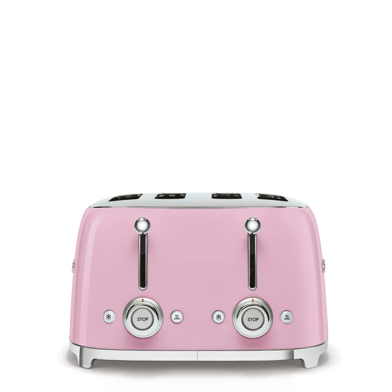 Smeg - 4-Slice Toaster - Glossy Pink