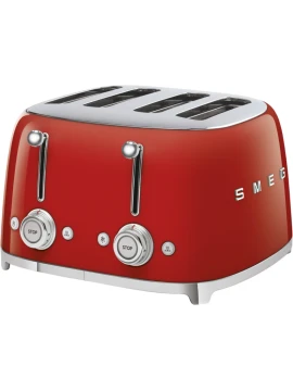 Smeg - Tostapane 4 Fette - Rosso Lucido