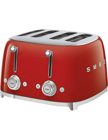 Smeg - Tostapane 4 Fette - Rosso Lucido